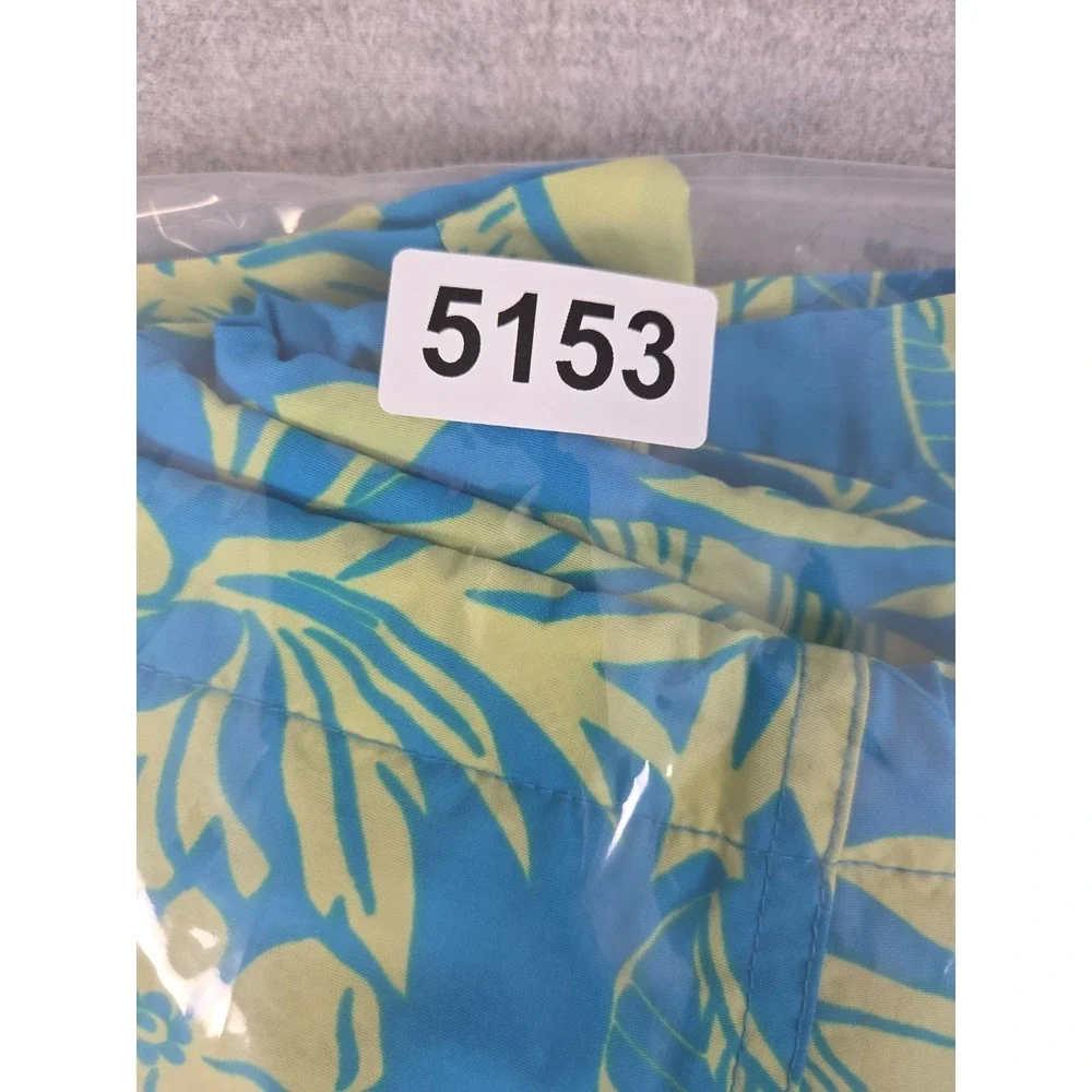 Polo Sport Ralph Lauren‎ L Swim Trunks Bathing Suit Shorts Lined Blue Tropical